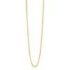 42 cm ZINZI zilveren jasseron ketting geel verguld ZILC-J42G