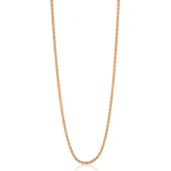 60 cm ZINZI zilveren palmier ketting rosé verguld ZILC-P60R