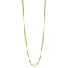 90 cm ZINZI zilveren palmier ketting geel verguld ZILC-P90G