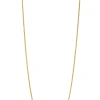 42cm ZINZI Gold 14 krt anker ketting 0,7mm breed, ideaal om je hanger aan te bevestigen ZGLA42-07