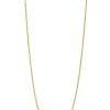 45cm ZINZI Gold 14 krt anker ketting 0,9mm breed, ideaal om je hanger aan te bevestigen ZGLA45-09