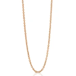 45cm ZINZI zilveren anker ketting rosé verguld ZILC-A45R