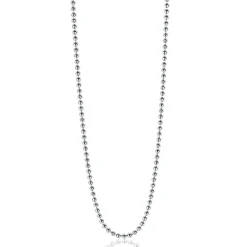 60cm ZINZI zilveren bolletjes ketting ZILC-B60