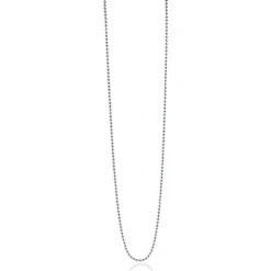 42cm ZINZI zilveren bolletjes ketting ZILC-B42