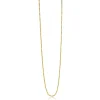 45cm ZINZI zilveren bolletjes ketting geel verguld ZILC-B45G
