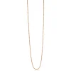 42cm ZINZI zilveren bolletjes ketting rosé verguld ZILC-B42R