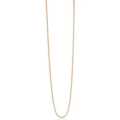 42cm ZINZI zilveren bolletjes ketting rosé verguld ZILC-B42R