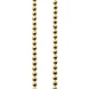 45cm ZINZI zilveren collier geel verguld bol 2mm ZI45BOLG