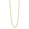 45cm ZINZI zilveren gourmet ketting geel verguld ZILC-G45G