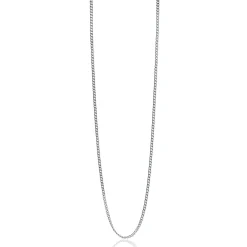 42cm ZINZI zilveren gourmet ketting ZILC-G42