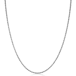 42cm ZINZI zilveren koord ketting ZILC-K42