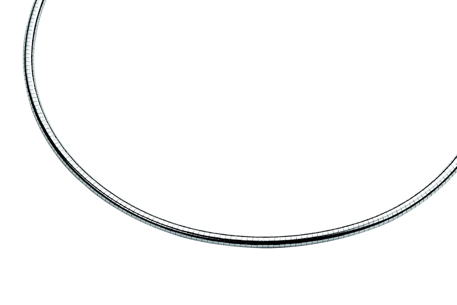 48cm Zinzi zilveren omega collier 3mm breed ZIOM3-48