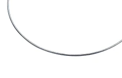 43cm Zinzi zilveren omega collier 1,5mm breed ZIOM15-43