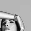 Mart Visser by ZINZI zilveren klem armband breed glad 24mm MVA1