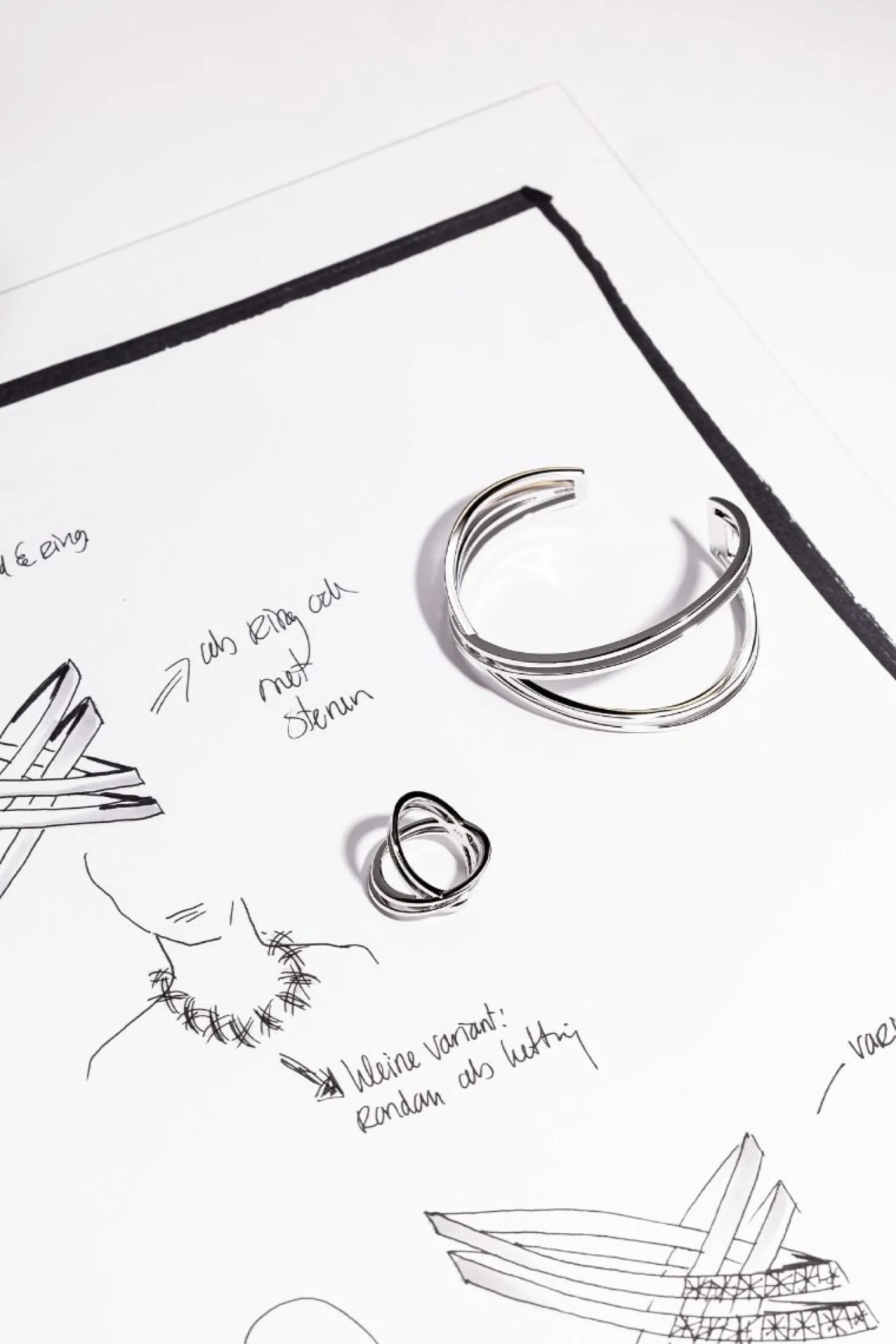 Mart Visser by ZINZI zilveren fantasie ring glad 19mm MVR12