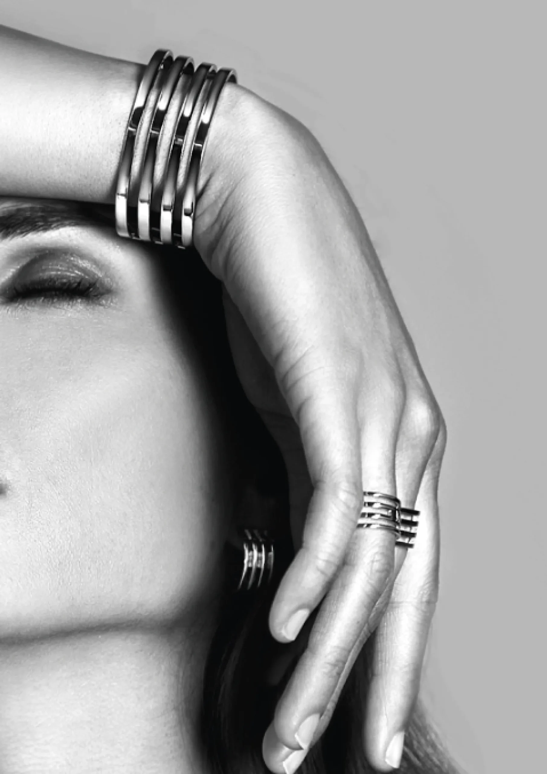 Mart Visser by ZINZI zilveren ring glad wit MVR1Z