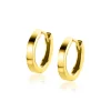 13,5mm ZINZI Gold 14 krt gouden oorringen met luxe klapsluiting 13,5mm x 2,3mm vierkante buis ZGO428