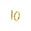 13mm ZINZI Gold 14 krt gouden oorringen met gedraaide buis en luxe scharniersluiting 13 x 2mm ZGO525