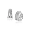 13mm ZINZI zilveren multi-look oorringen met luxe scharniersluiting 6mm breed ZIO2727