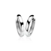 20mm ZINZI zilveren oorringen 3mm glad met luxe klapsluiting ZIO190