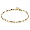 Zinzi geelgoud verguld zilveren fantasie armband 17-19cm ZIA1129G