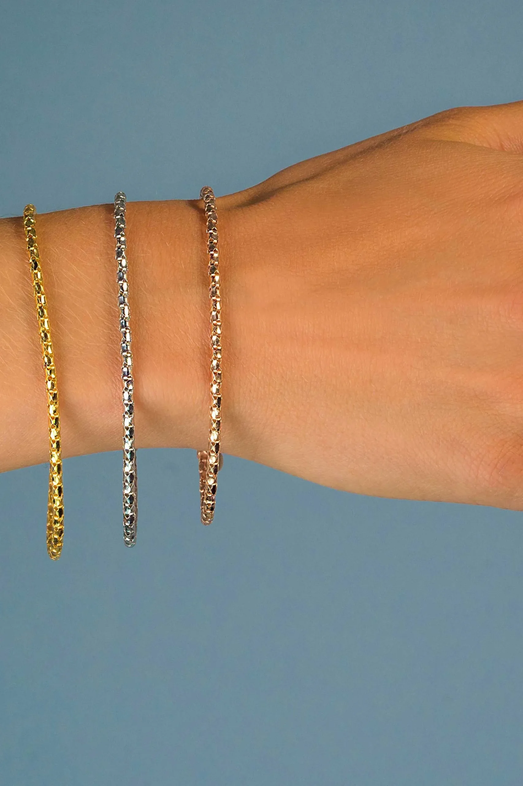 Zinzi geelgoud verguld zilveren fantasie armband 17-19cm ZIA1129G