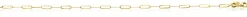 ZINZI Gold 14 karaat gouden armband met paperclip schakels 2,2mm breed ZGA296