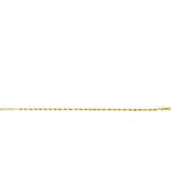 ZINZI Gold 14 karaat gouden massieve Singapore armband 1,8mm breed 17-19cm ZGA501