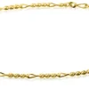 ZINZI Gold 14 karaat gouden figaro armband 1,5mm breed ZGA294