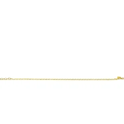 ZINZI Gold 14 karaat gouden massieve armband met glanzende fantasie plaatjes 1,7mm breed 17-19cm ZGA497