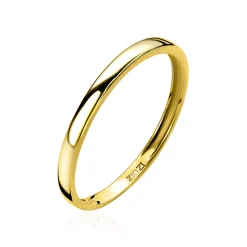 ZINZI Gold 14 karaat gouden aanschuifring glad ZGR146