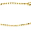 ZINZI Gold 14 karaat gouden bolletjes armband 1,3mm breed ZGA292