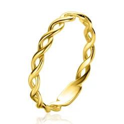 ZINZI Gold 14 krt gouden ring Infinity 2,5mm breed ZGR367