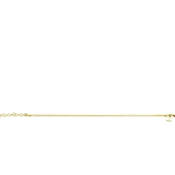 ZINZI gold plated zilveren platte slangen-armband 1,9mm breed ZIA2360