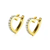 ZINZI gold plated zilveren oorringen 17mm hartvorm met witte zirconia's ZIO2195Y