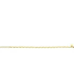 ZINZI gold plated zilveren armband met venetiaanse schakels 3mm 16,5-19,5cm ZIA2587