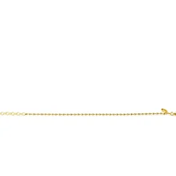 ZINZI gold plated zilveren singapore armband met glinsterende gedraaide schakels 1,9mm breed 17-20cm ZIA2585G
