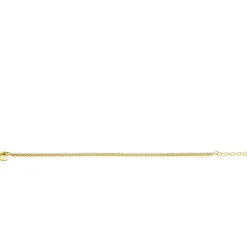 ZINZI gold plated zilveren tennis armband 2,5mm breed en bezet met witte zirconia's in ronde kastzettingen 17-20cm ZIA2590Y