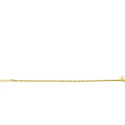 ZINZI gold plated zilveren schakel armband 2,3mm breed 18-21cm ZIA2648G