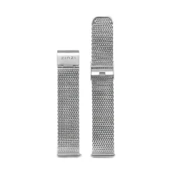 Zinzi stalen mesh horlogeband zilvergekleurd 18mm RETBAND1