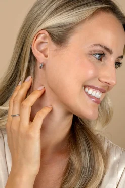 ZINZI zilveren aanschuifring (2,5mm breed) met kleine druppels ZIR2688