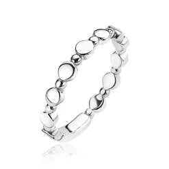ZINZI zilveren aanschuifring rond glad 3mm ZIR1667