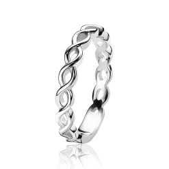 ZINZI zilveren aanschuifring Infinity ZIR1265