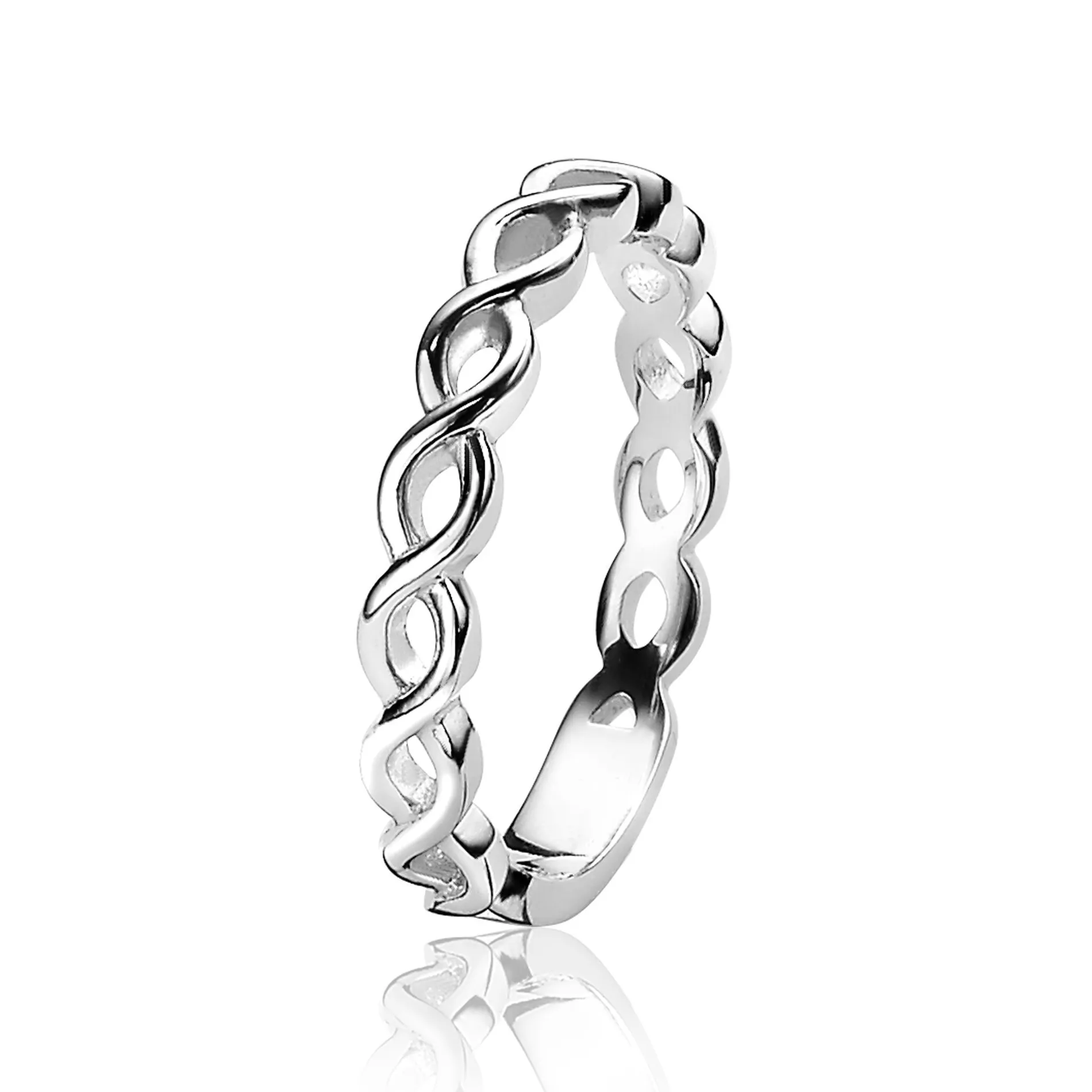 ZINZI zilveren aanschuifring Infinity ZIR1265