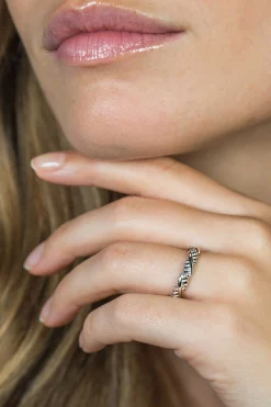 ZINZI zilveren aanschuifring glad kabel in elkaar gedraaid ZIR1582