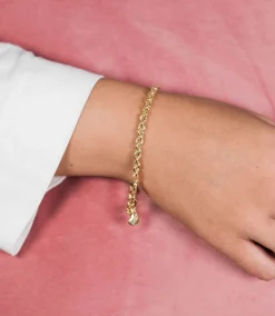 ZINZI zilveren armband geel verguld 19cm ZIA1153G
