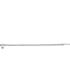 ZINZI zilveren armband hartjes 4,5mm breed ZIA1798