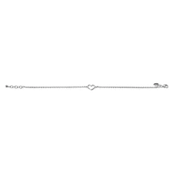ZINZI zilveren armband met open hartje ZIA1420