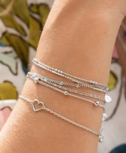 ZINZI zilveren armband met open hartje ZIA1420