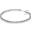 ZINZI zilveren armband met bolletjes schakel 4mm breed 18-20cm ZIA2659